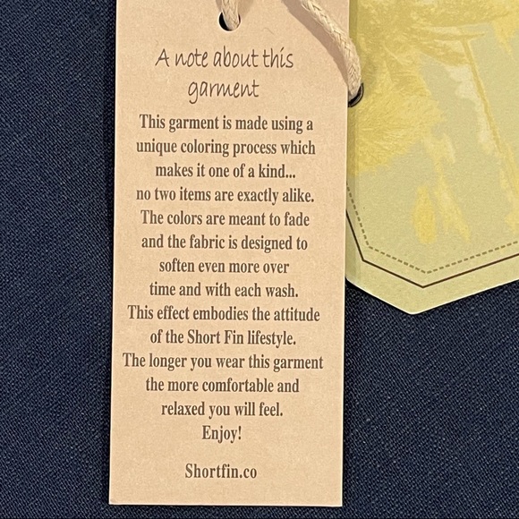 100% Linen Shirt - Short Fin Resort Wear - Picture 15 of 15